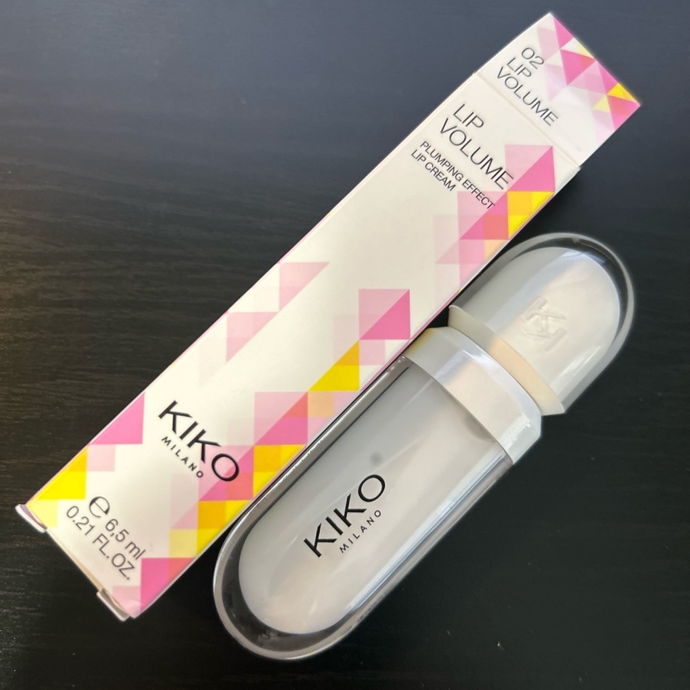 Kiko Milano Lip Volume Plumping Cream - White and Pink